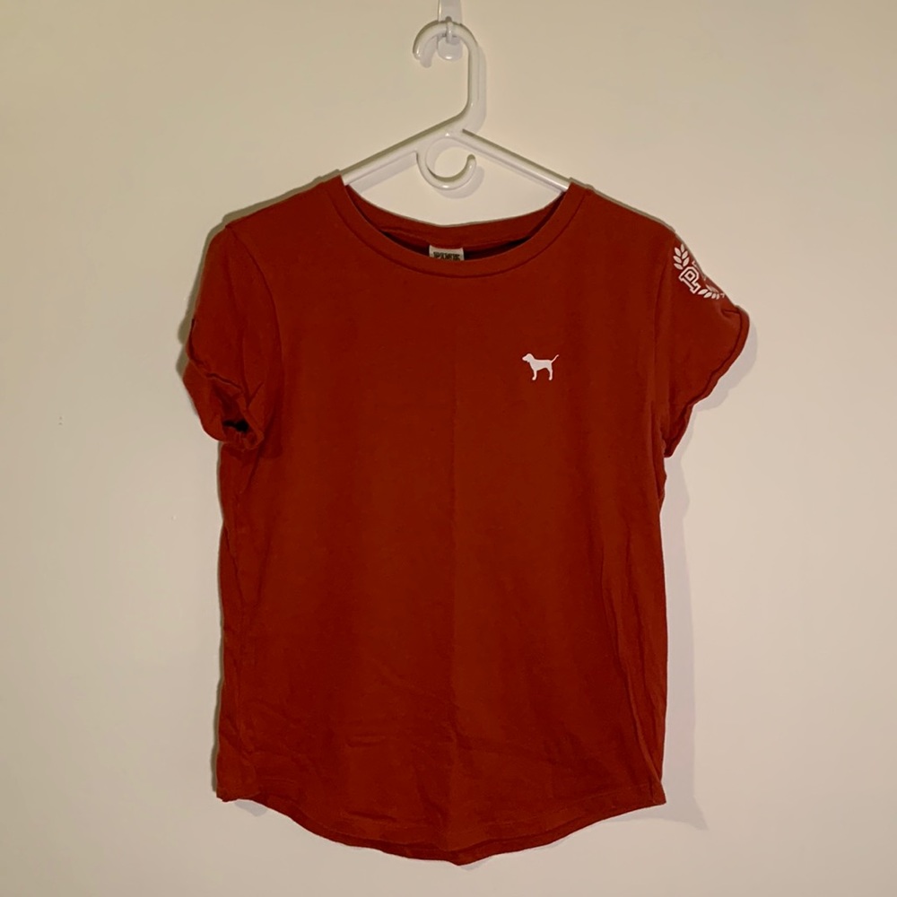 PINK orange short sleeve tee